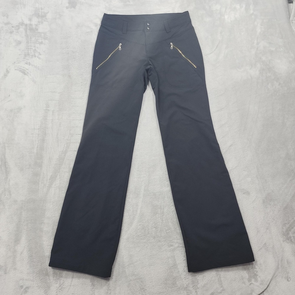 Athleta Pants Womens 4T TALL Black Softshell Fleece Lined Snow Hiking Winter